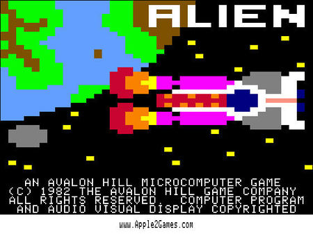 Alien - Apple II Games